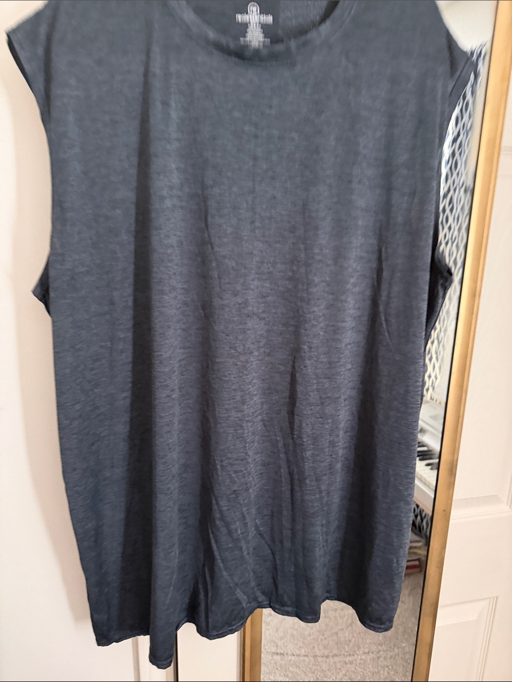 Essentials Men's Dark Charcoal Sleeveless Tank Top